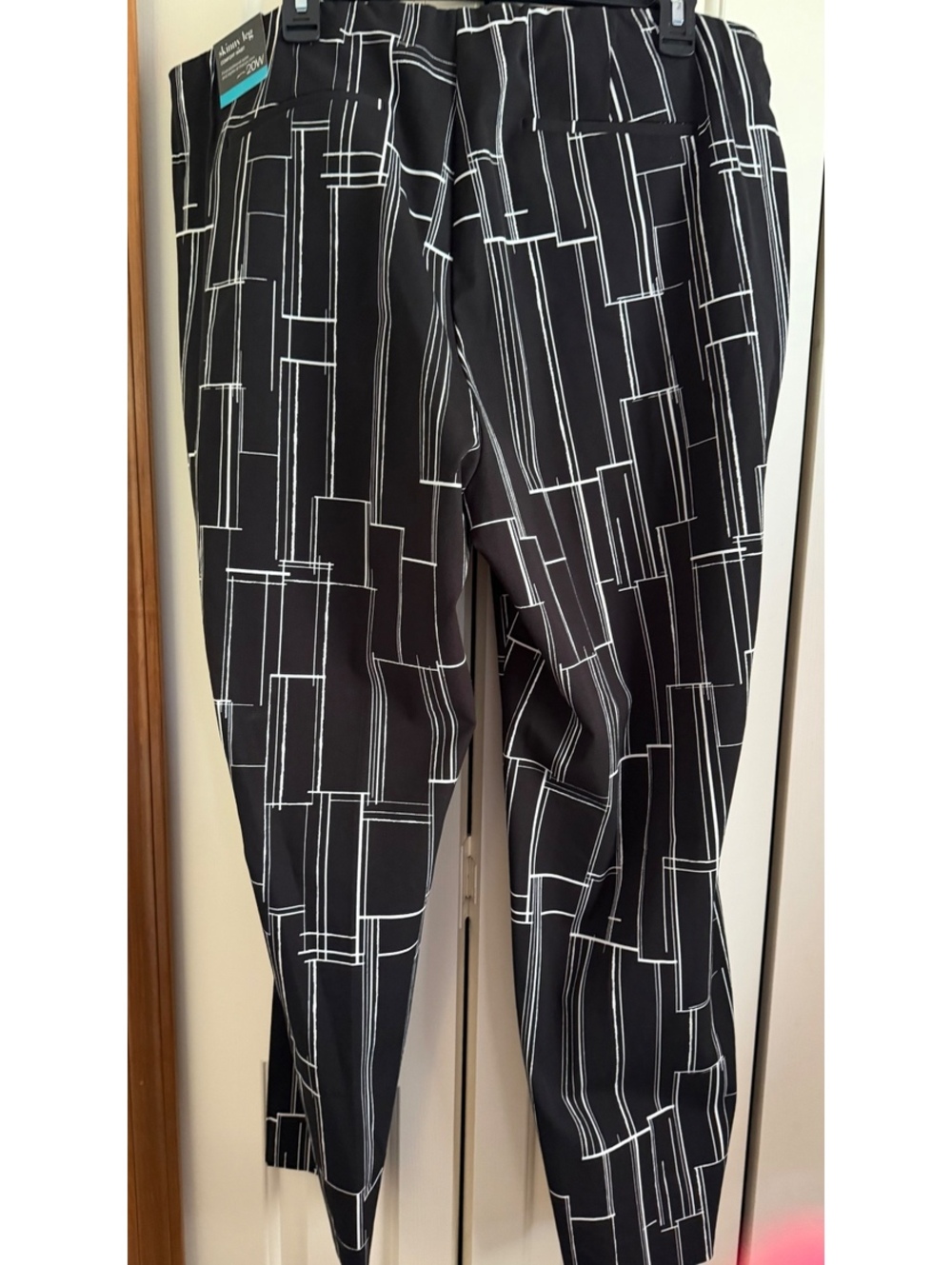 Alfani Woman Size 20W Geometric Print Pants NWT